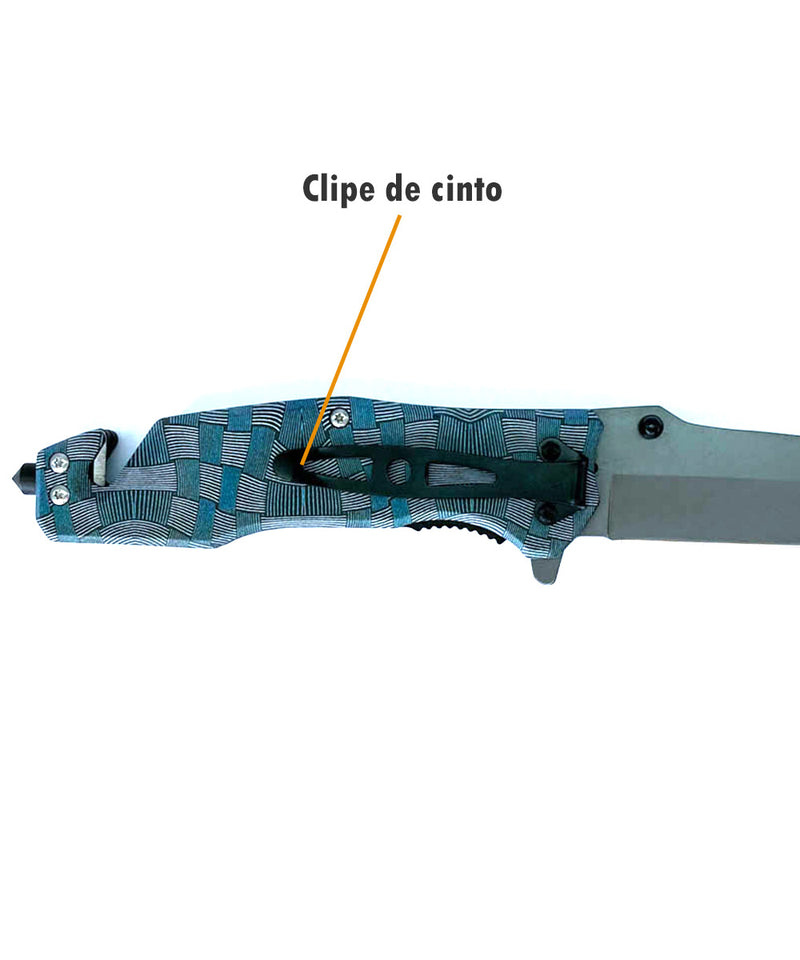 Canivete Tático Semi Automático Mastiff